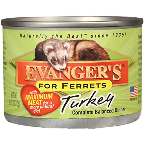 Evanger's Turkey for Ferrets 6 Oz, Pack of 12