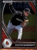 2021 Panini Prizm Draft Picks Baseball PDP132 Chayce McDermott Ball State Cardinals Official NCAA Licensed Trading Card in Near Mint to Mint Condition
