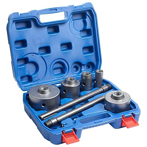 9PCS Concrete Hole Saw Kit - Tungsten Steel for SDS Plus and SDS MAX Hammer Drills - 30 40 65 80 100mm Hole Saw Set for Concrete Brick Cement Stone Tile Wall with Strong Portable Case Cover