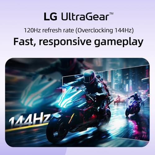 Image of LG 24 inch Ultragear FHD Gaming Monitor, IPS Display, 144Hz Refresh Rate, 1ms MBR, HDR10, 99% sRGB, NVIDIA G-SYNC Compatible, AMD FreeSync, HDMI, DisplayPort, VESA Mountable, Ultra-Slim Bezel, Tilt, Black