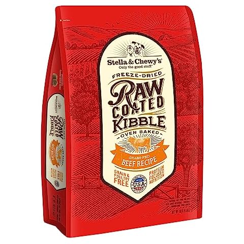 Stella & Chewy's Raw Coated Beef Recipe Dog Food 10lb Cover