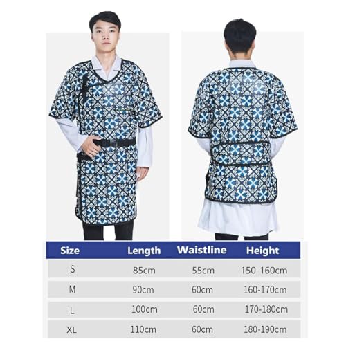 OUFEIJIA Lead Vest 0.5mmpb Lead Apron,X-Ray Radiation Resistant Lead Apron Vest,Lead Apron Shield Clothing,Dental Lab Apron for Health Checkup Medical Use - Thumbnail 2