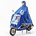 Produktbild AA-SS Unisex tragbarer Eva-Regenmantel, wasserdicht, mit Kapuze, für Herren oder Damen, Motorrad/Fahrrad, für Reisen, Camping, Radfahren, Outdoor-3XL blau