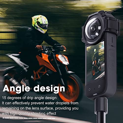Upgrade Lens Guard for Insta360 One X3, Dustproof Tempered Glass Waterproof High Transparency Lens Cap - Image 3
