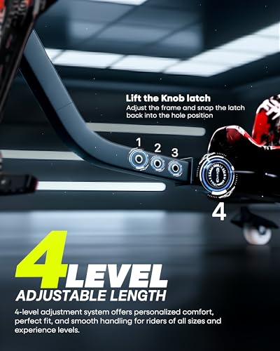 Image of Uboard 3-Wheel Drifter with LED Lights and Bluetooth for Kids Ages 6+Years, Front Disc Brakes, 15 km /h Top Speed, 3-Hour Charge, 75 kg Weight Capacity