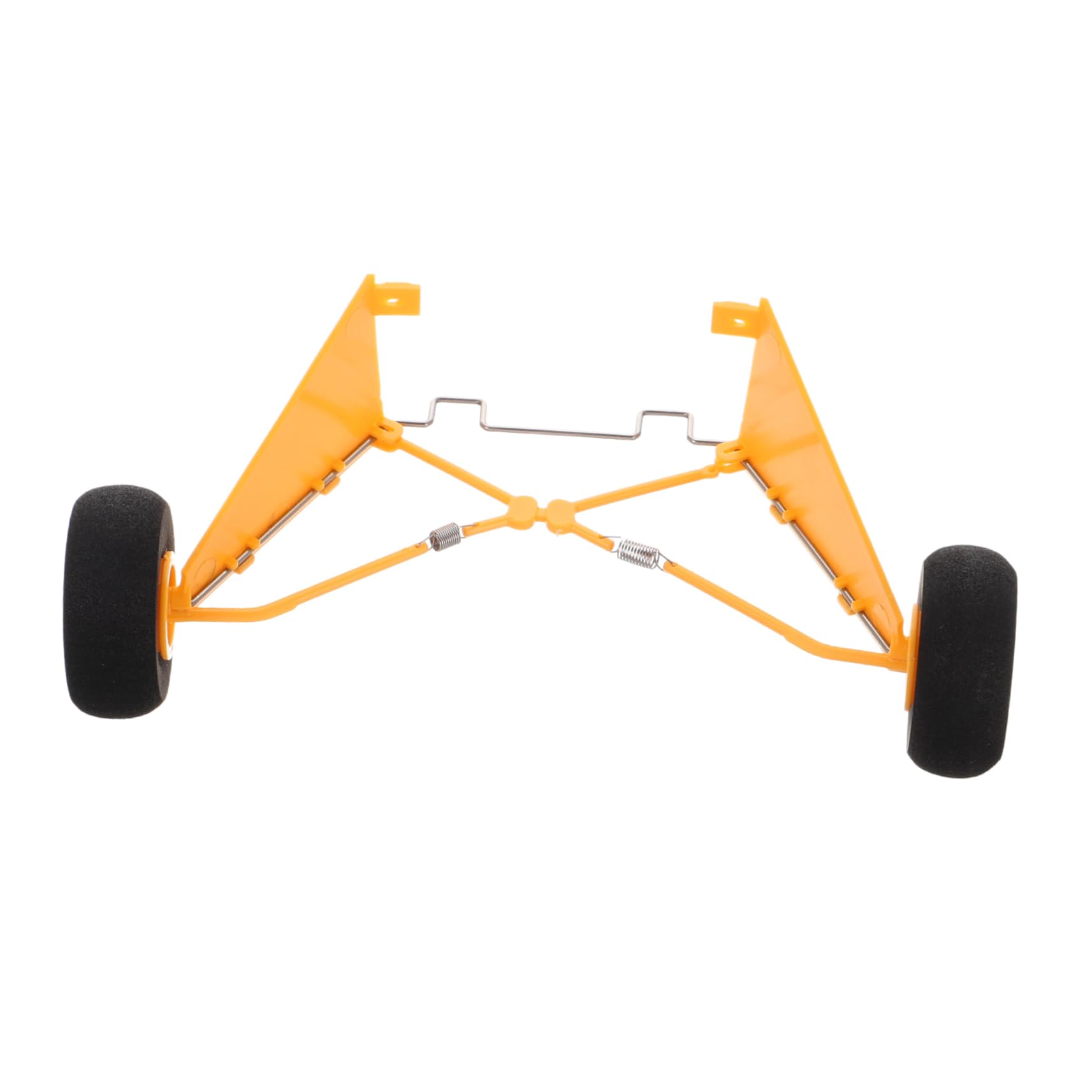 Kisangel 2 Piezas De Tren De Aterrizaje para Avión Repuestos De Radio Función De Reemplazo Accesorios para Drones Remotos Soporte Spark Tren De Aterrizaje RC Plástico Amarillo