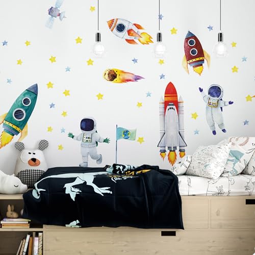 Stickers muraux espace solution rapide pour relooker une chambre