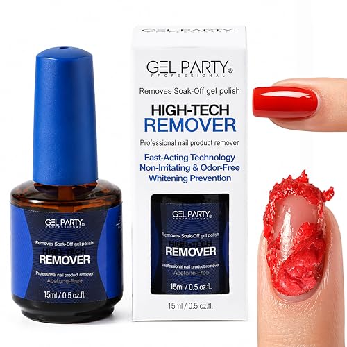 GEL PARTY Gel Nail Polish Remover 15ml – No Soak, No Foil, Fast Gel Remover for Nails, Removes Gel...