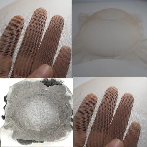 Afro Toupee for Black African Men - Curly Afro Hair Replacement Unit, Men's Weave, Bald Wig, Afro Man Wig