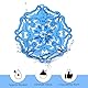 QUARKZMAN 6 Stück Urinal Screen Deodorizer, Anti-Splash Duftende Urinal Cakes Geruchsschutz Urinalmatten Toiletten, Badezimmer, Blau