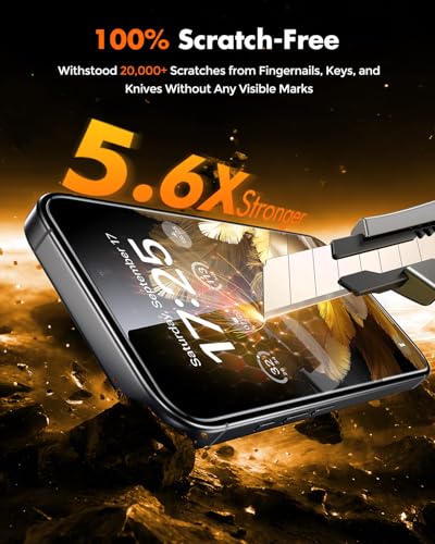 Image of UNBREAKcable for iPhone 16 Pro Max Screen Protector [Quick-Installation Box] 3-Pack 9H+ Hardness Shatterproof Tempered Glass [99.99% HD Clear] [Case Friendly] [Bubble Free] for iPhone 16 Pro Max 6.9 inch