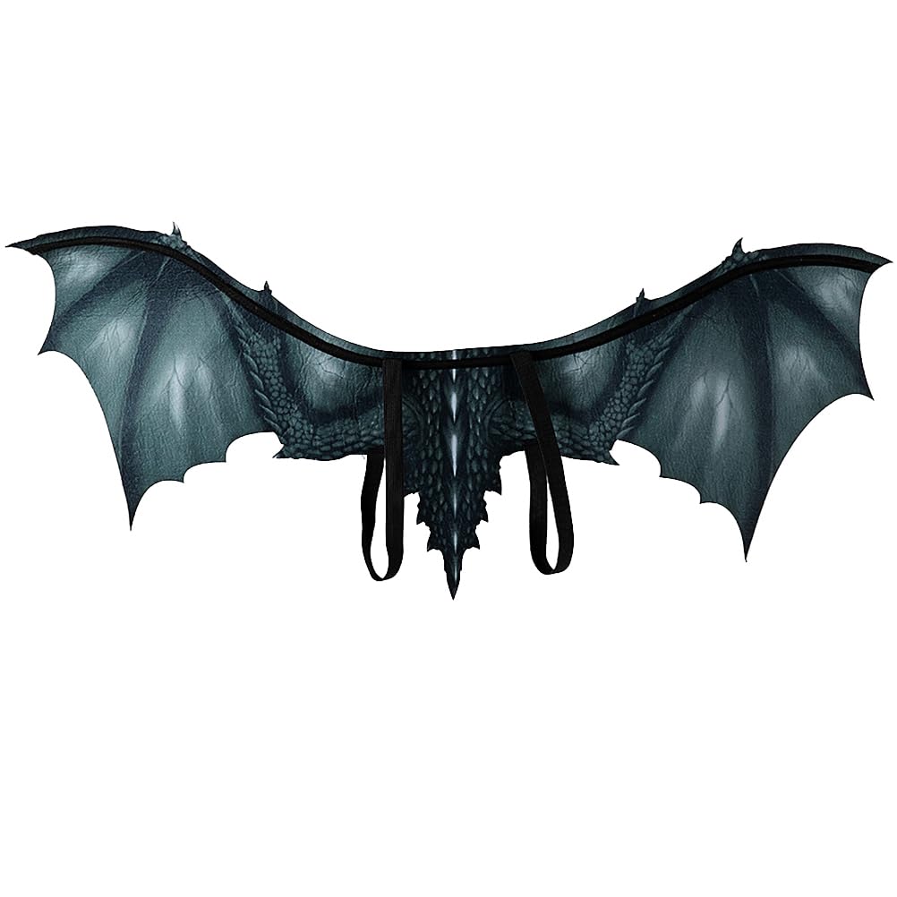 AMOSFUN Alas De Dragón Y Vampiro – 95x45cm – Accesorio De Disfraz Para Halloween, Cosplay Y Fiestas Temáticas – Adultos