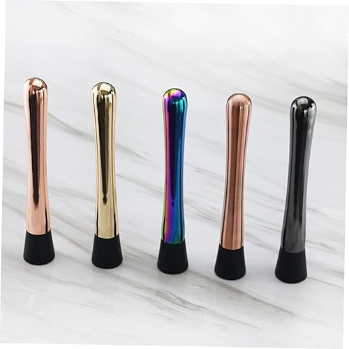 Miniatura 3 de BESTOYARD Muddler para cocteles Muddler Cocina Metal Cocktail Muddler Fruit Muddler Herramientas de cóctel Mojito Muddler