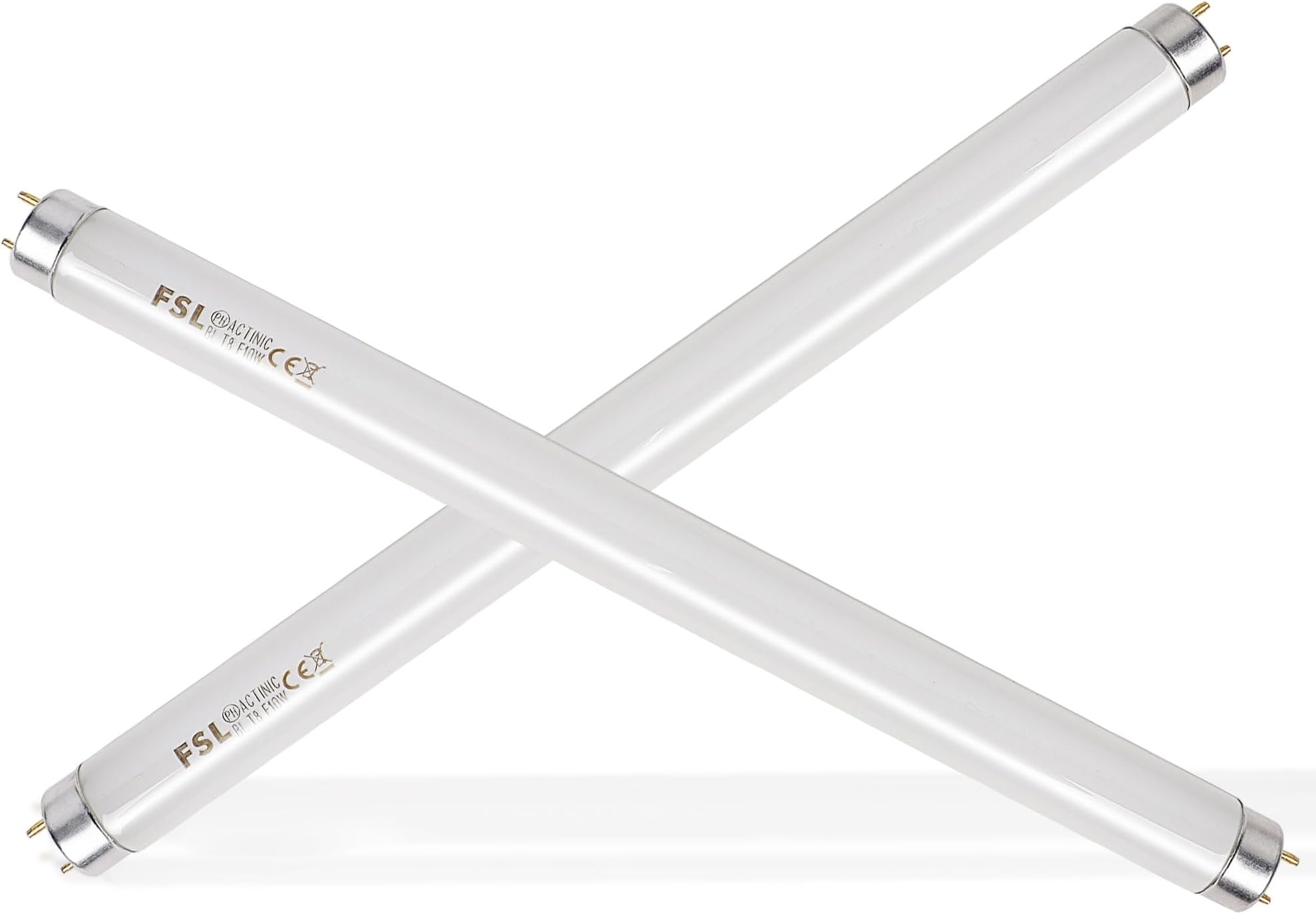 Lulu Home 2 Packs Bug Zapper Replacement Bulbs, 13" L 10W T8 Light Tubes for 20W Electric Mosquito Killer, Lamp Bulbs Emitting 365nm Light to Attract Gnats, Moths and Flying Insects