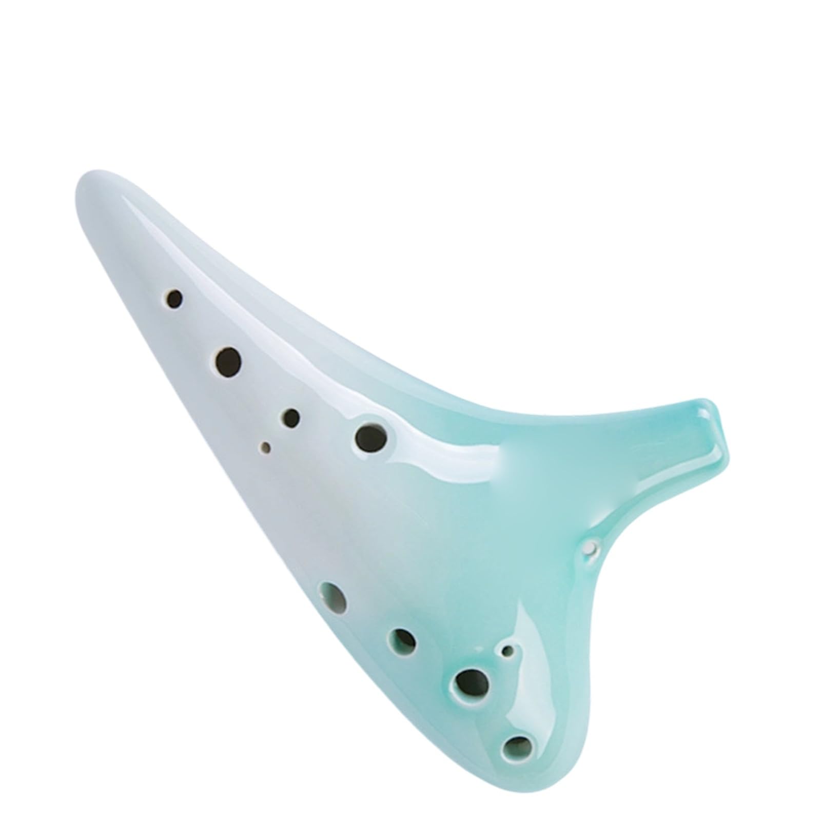 Ocarina Standard Ocarina durevole A/C a 12 fori in do maggiore alto | Le note alte sono chiare e risonanti, le note basse sono profonde e profonde.(Sapphire Blue)