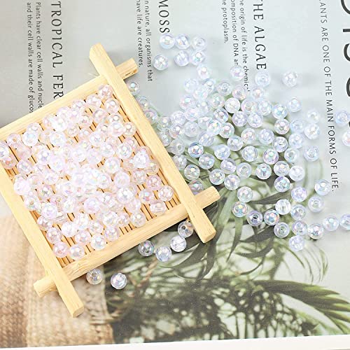 HERZWILD 2000Pcs acrilico trasparente perline