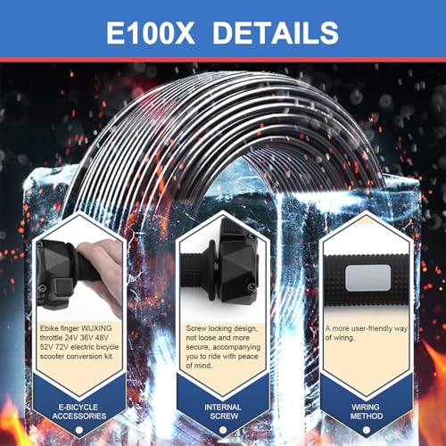 Câble de commande d'accélérateur de moto électrique E100X 1700 mm