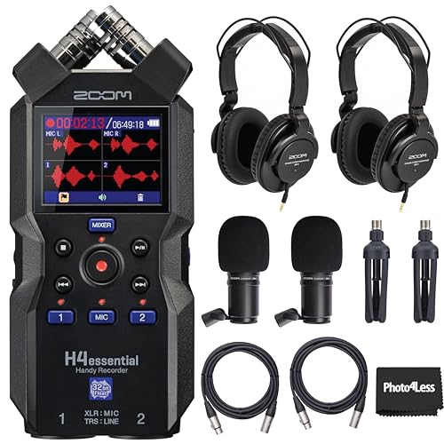 Zoom H4essential pack enregistreur 4 pistes avec micros dynamiques ZDM-1