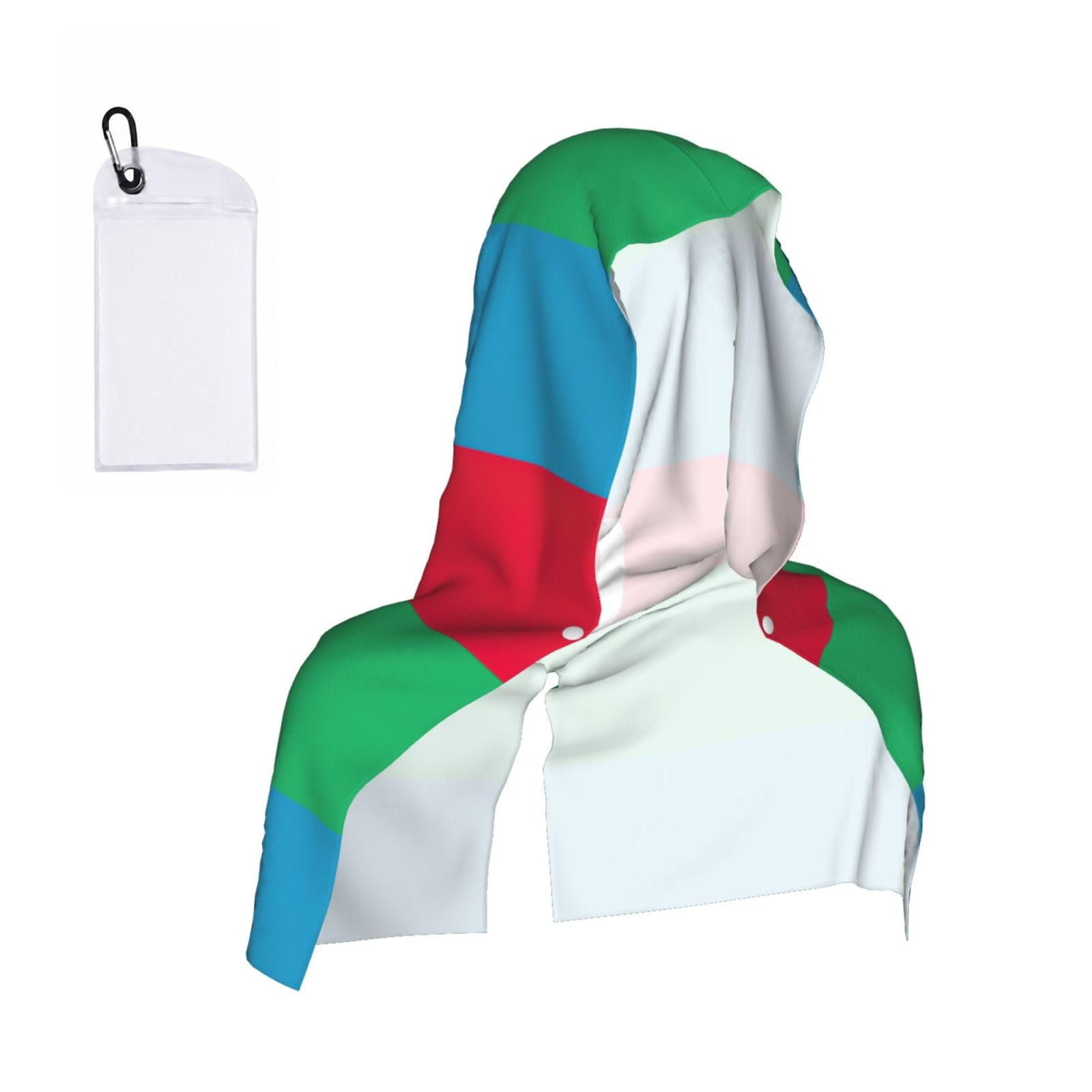 ZYJHYY Flag Of Azerbaijan Print Unisex Swimming Towel Practical Camping Towel Skin-Friendly Cooling Towel For Workout Training