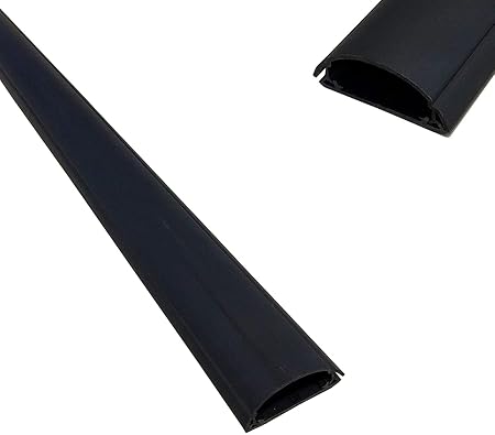 ChordSavers WallSaver Large Cord Cover Wire Cable Protector - Black - 36
