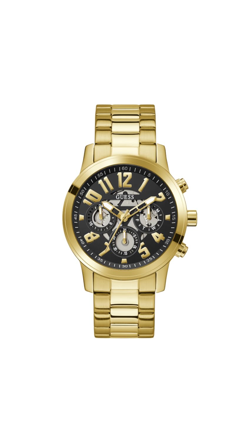 GUESS Stainless Steel Analog Black Dial Mens Watch-Gw0627G2 (B0CCPGXHF9) Amazon Price History, Amazon Price Tracker