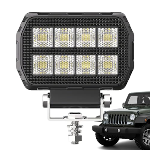 Éclairage carré Offroad en aluminium aux finitions et performances durables