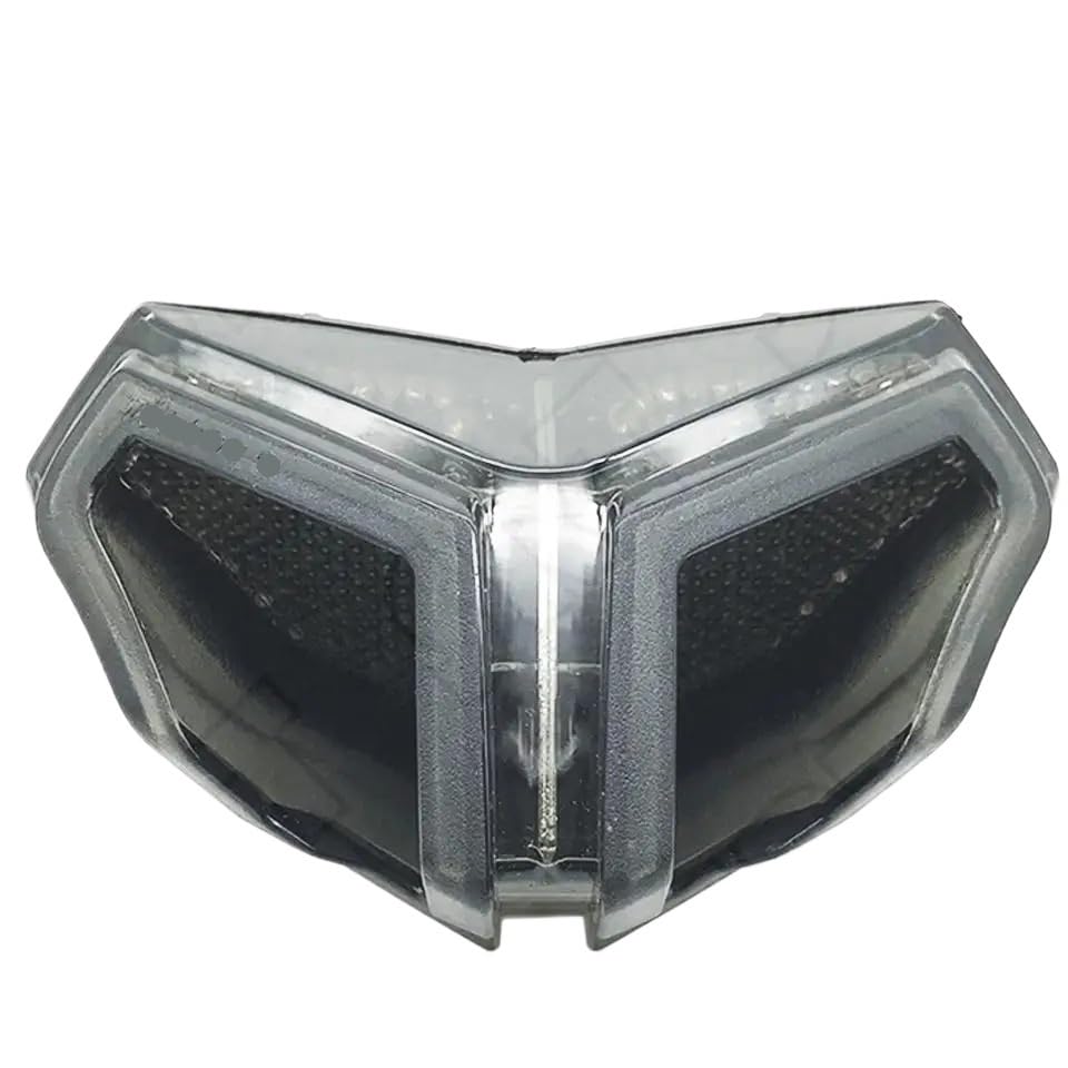 Feu arrière intégré LED avec clignotants dynamiques pour carénage de moto sportive