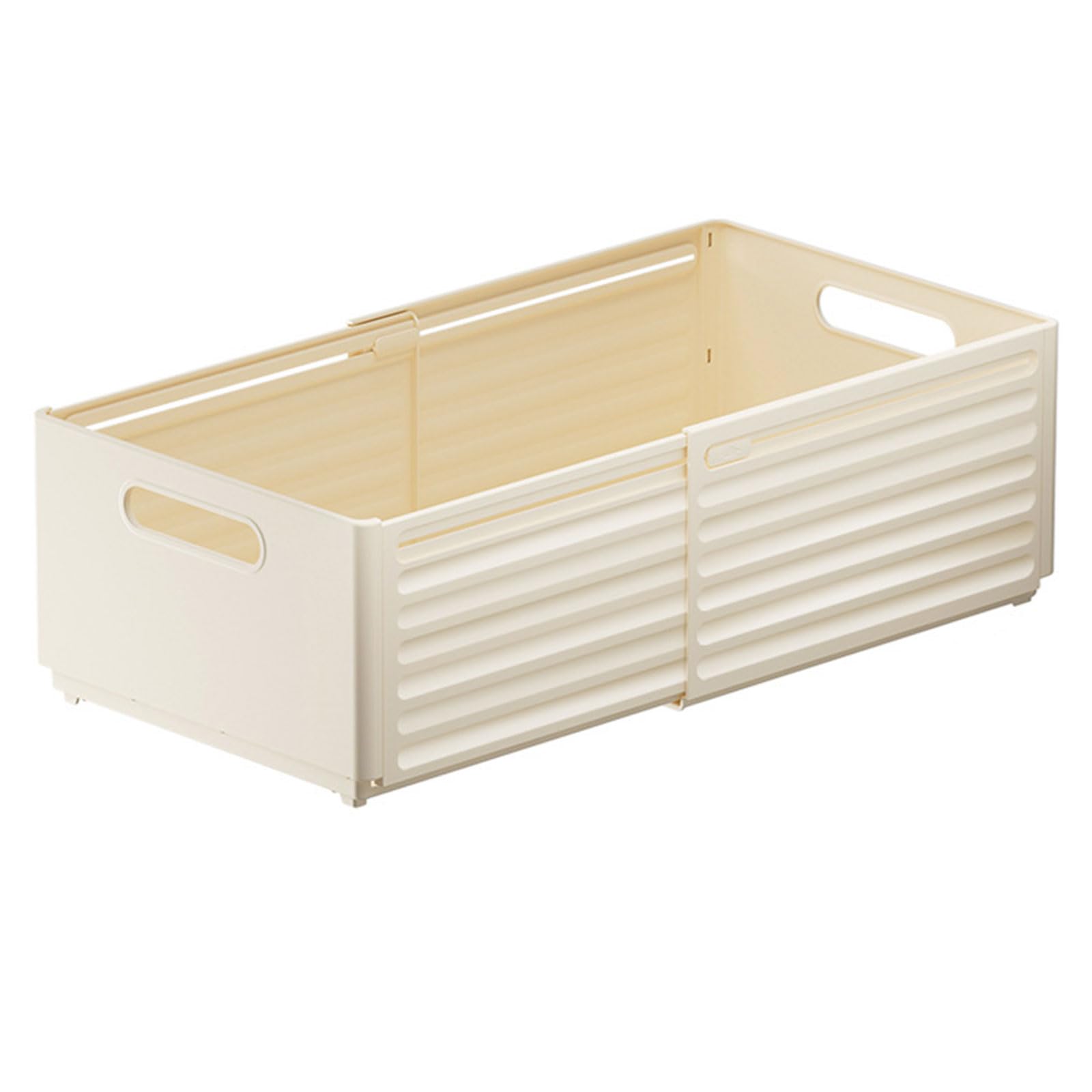 Organizador de despensa ampliable y apilable con bandeja extraíble para ahorrar espacio