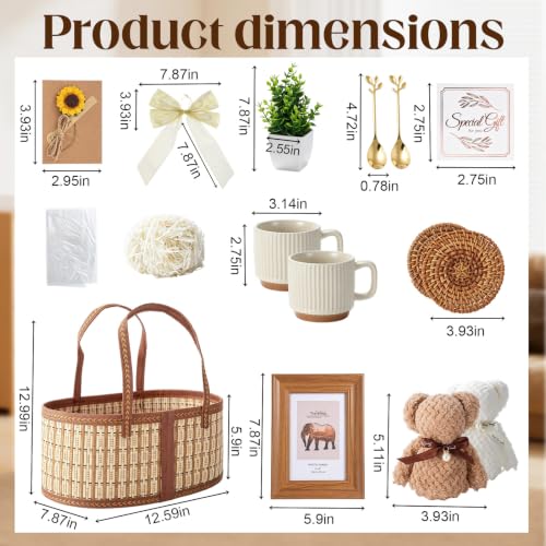 House Warming Gifts Baskets New Home New Home Gifts Ideas Housewarming Gift Closing Gift for Home Buyers House Warming Basket with Mugs Cutting - Image 2