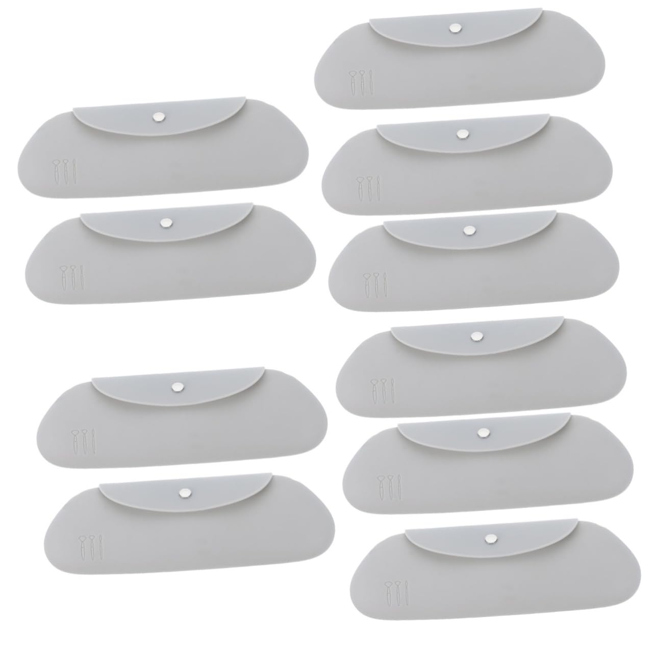 minkissy 4 bolsas de almacenamiento de silicona para brochas de maquillaje, bolsas de cosméticos, bolsas de maquillaje, bolsa organizadora de maquillaje, bolsa de viaje para brochas de viaje, bolsa