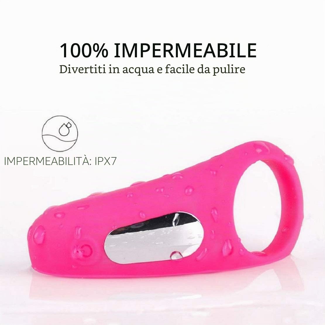 Áņèllọ Pẹņè Vìbrǎņtè per Cọppiǎ Anello da uomo,Silicone del grado medico degli anelli-100% impermeabile dell'anello di maschio di potenziamento -Telecomando Vìbrǎtọrè