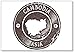 Aimant de réfrigérateur classique Motif carte du Cambodge