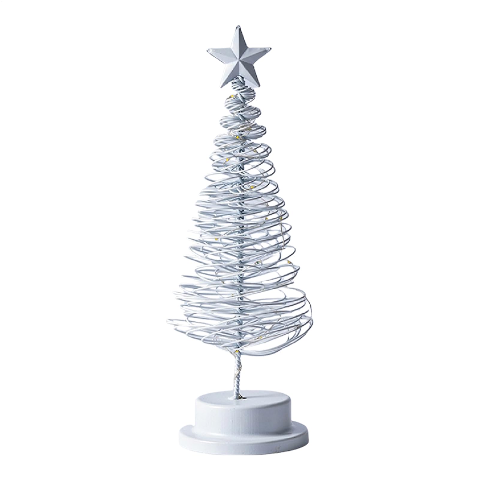 Lámpara de mesa para árbol de Navidad: decora espacios pequeños sin cables molestos 8