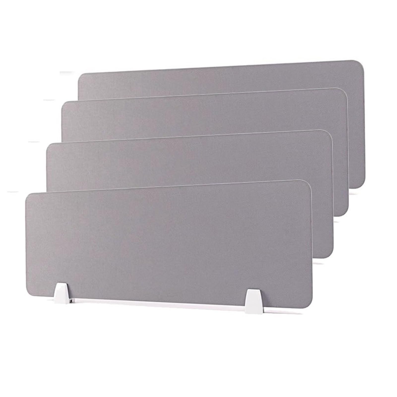 GJZQDKX Acoustic Desk Divider Soundproof Panel 4 Pack for Open Office Library Study Room Grey 30x120cm