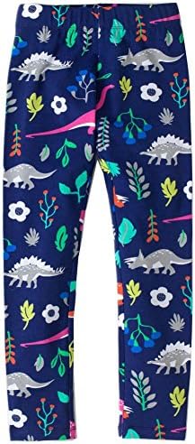 Bleubell Girls Navy Leggings Dinosaur Printed Pants Size 6