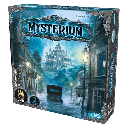 Asmodee Mysterium Refresh Kooperatives Brettspiel, ab 10 Jahren, 2-7 Spieler, 45 Minuten Spieldauer