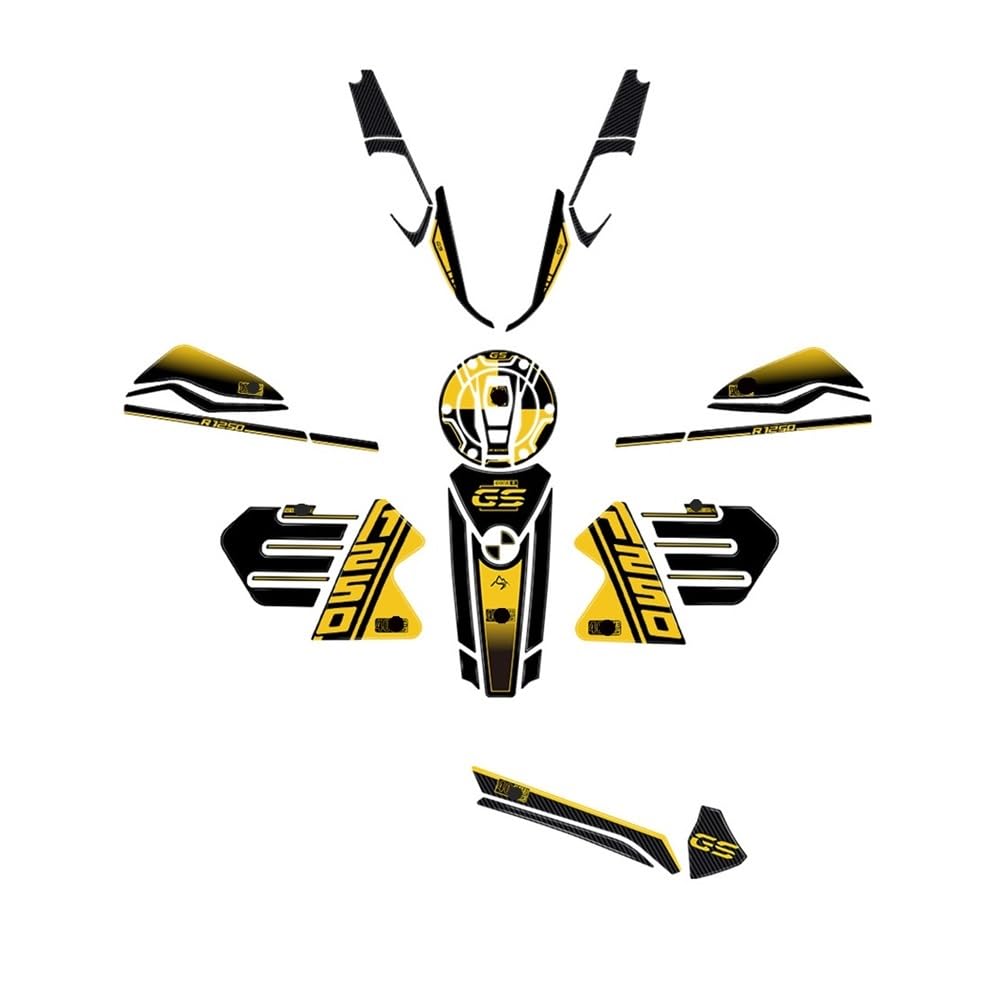 Rlqybiukt Ad 40Th Kit Tank Pads For R 1250 Gs For Adventure For Trophy 2021 2022 2023 Motorcycle Epoxy Resin Sticker Kit