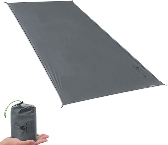 GEERTOP 1-3 Person Ultralight Waterproof Tent Tarp Footprint Ground Sheet Mat - For Camping Hiking Picnic