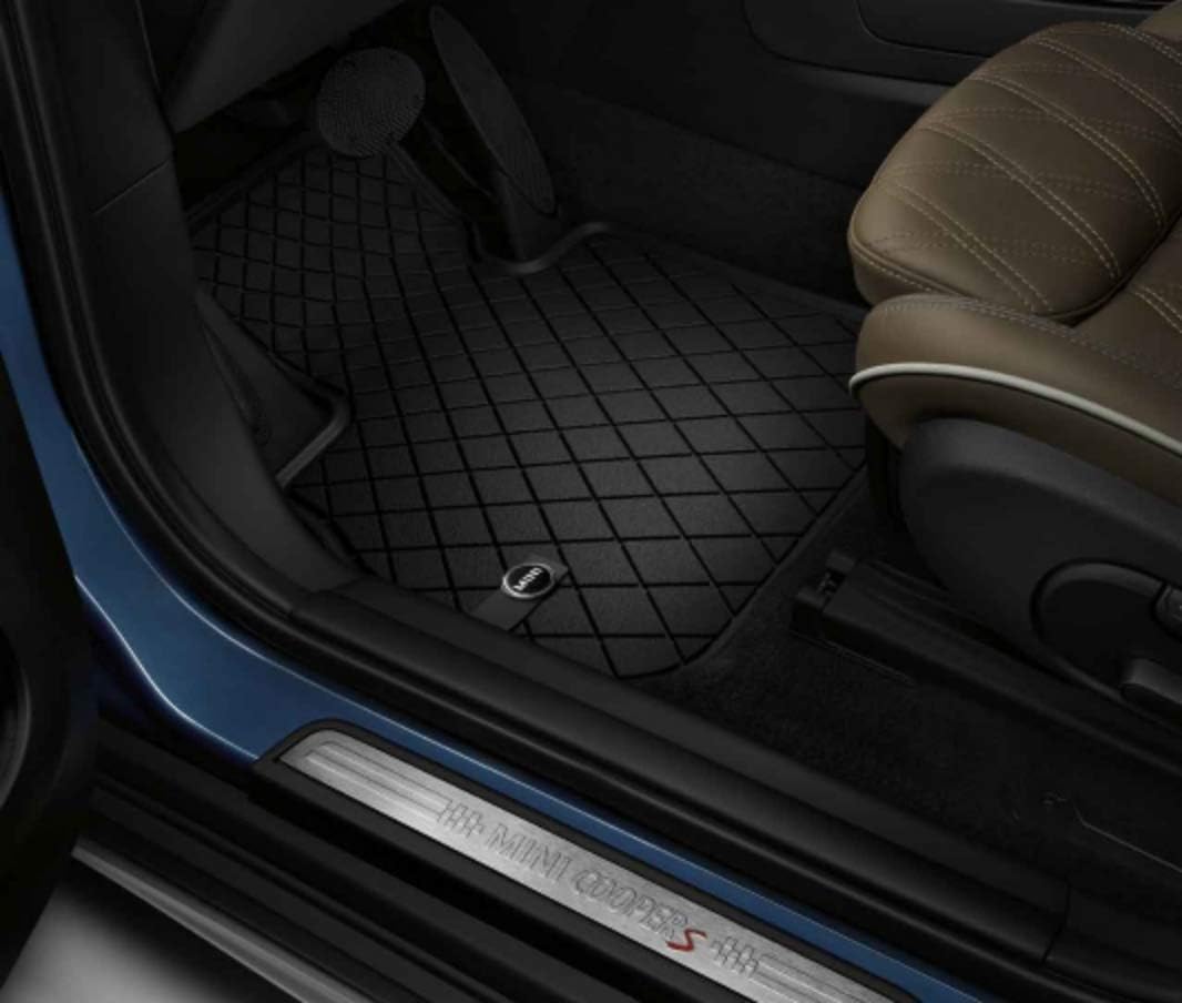 MINI Genuine Floor Mats AllWeather Front Set Essential Black F60