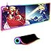 Produktbild Mauspads Fate Stay Night Anime RGB Große Gaming Mausmatte Tastatur Pad LED Mauspad Game Desk Pad 600x300mm
