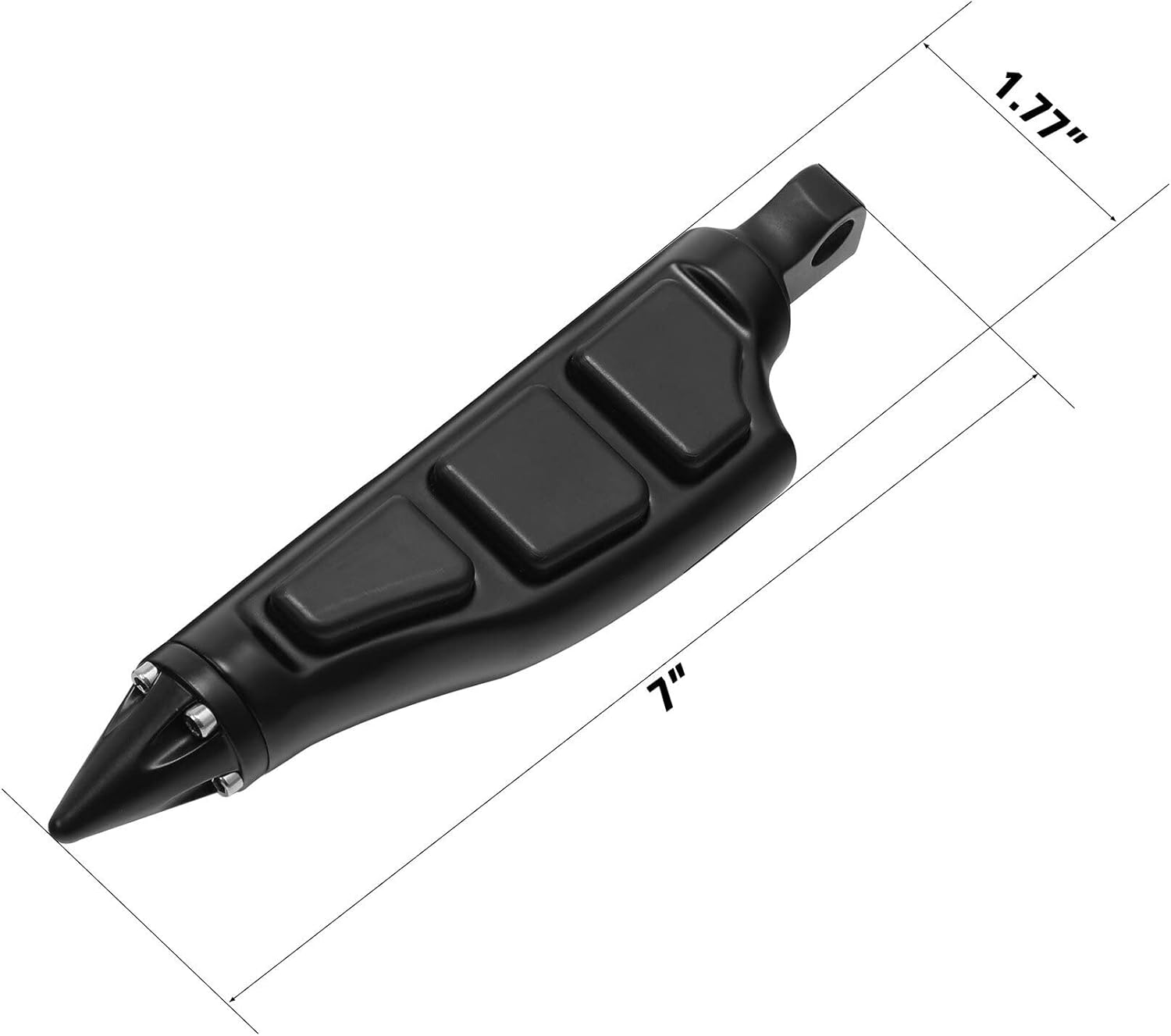 XMT-MOTO Rear Passenger Foot Rest Footpegs Fit For Harley Touring Models Male Peg Mount
