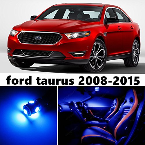 12Pcs Led Premium Blue Light Interior Package Deal For Ford Taurus 2008-2015 #TOP5