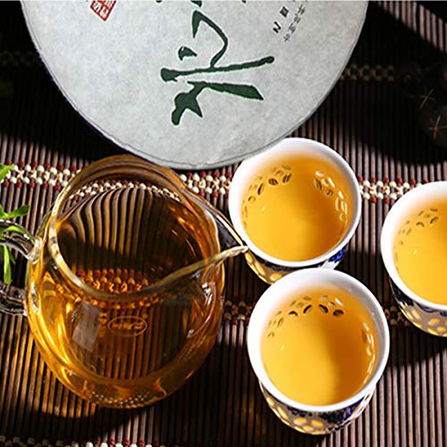 通用 357g (0.787LB) Té PU Erh Chino Té Puer Crudo Té Verde Quemador de Grasa Bohai Lao Ban Zhang Árboles Viejos Té PU erh… - Imagen 8