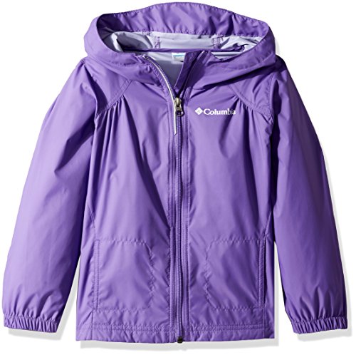 Columbia Girls' Little Switchback Rain Jacket, Grape Gum, XX-Small
