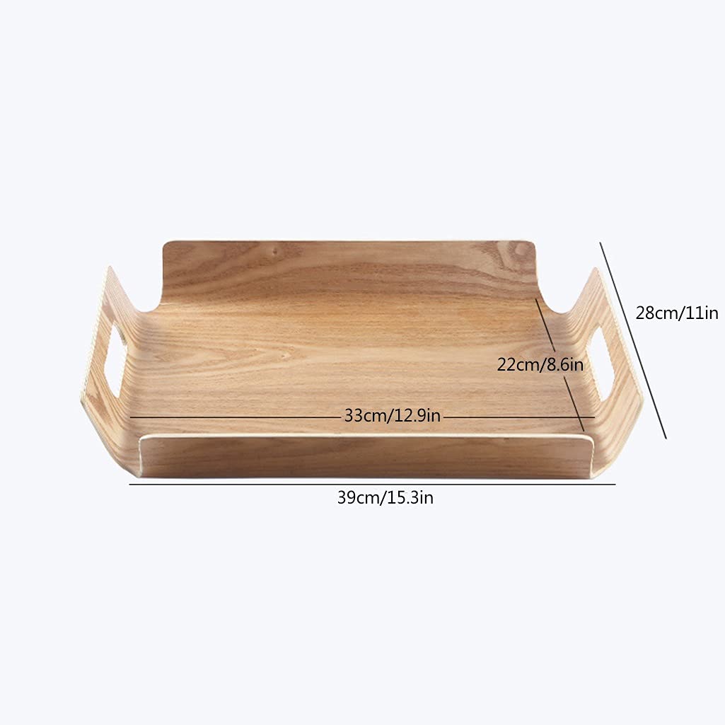 Plateau de cuisson rectangulaire de cuisson rectangulaire en bois Affichages sans salle à manger Plateau en bois (Color : A)