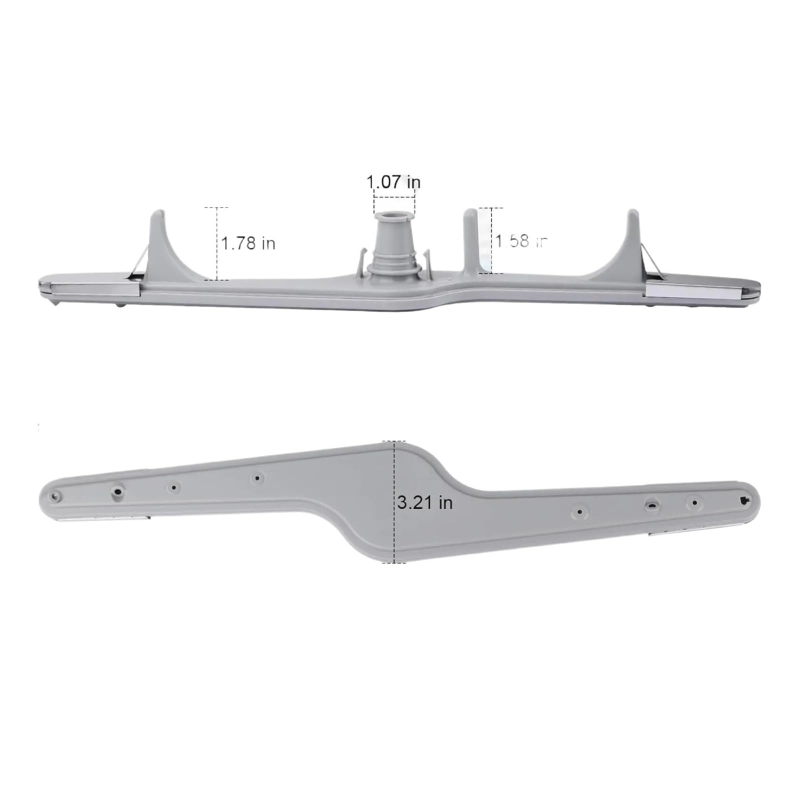 Bras De Pulvérisation Inférieur For Lave-vaisselle, Compatible Avec Frigidaire Kenmore 154568002