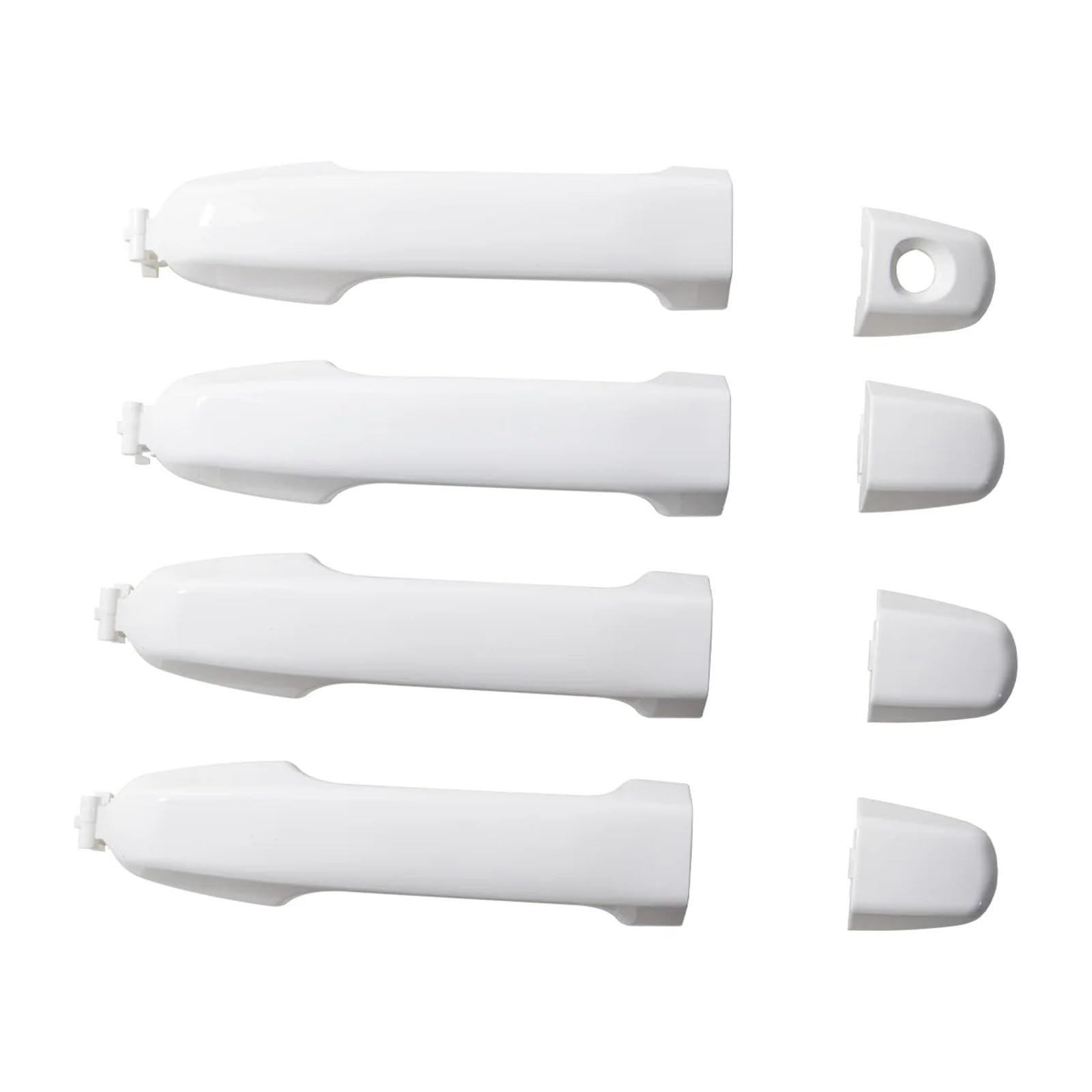 Trxjjvm for Toyota for Camry 2012 2013 2014 2015 2016 2017 4Pc Exterior Outside Door Handle White Painted car Exterior Door Handle
