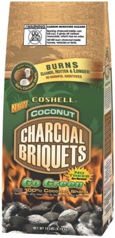 Coshell Charcoal COSR33 Coconut Briquettes, 3.3-Pound