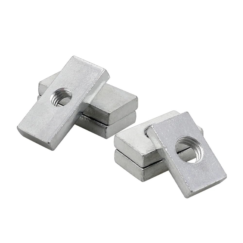 Dado a Mano 10 pz M3 M4 M5 M6 M8 Acciaio al Carbonio Zincato Profilo in Alluminio