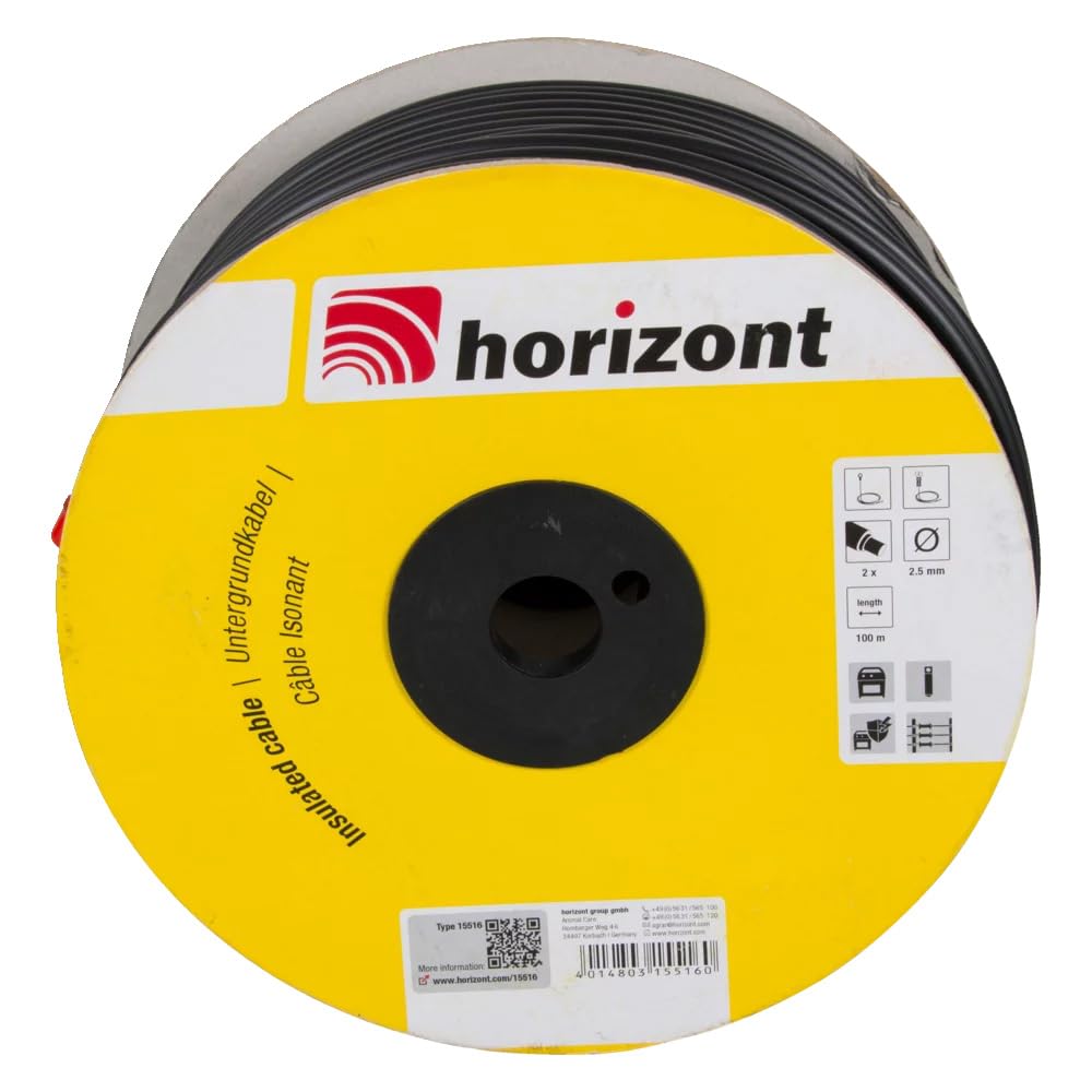 Câble d'alimentation haute tension 100m HORIZONT - Diamètre 2,5mm